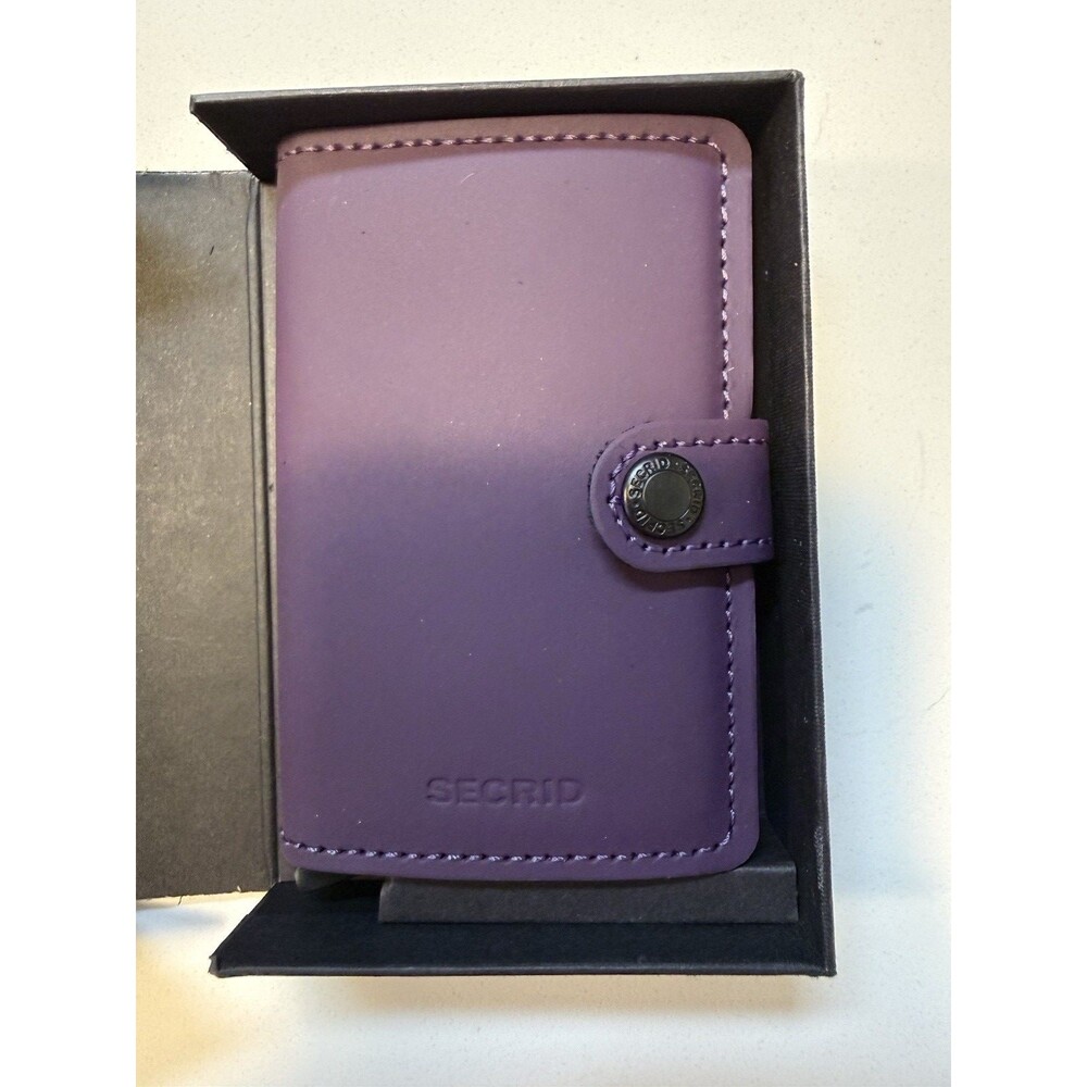 Secrid Miniwallet in Matte Purple New In Box